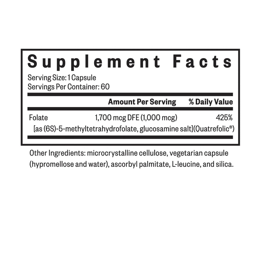L-Methylfolaat - 60 capsules
