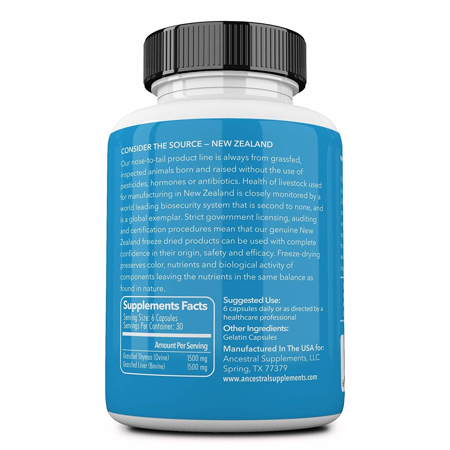 Schaapthymus - Grasgevoerd - 180 capsules - Ergomax