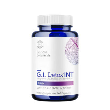 Biocidin G.I. Detox darmreiniger supplement in verpakking