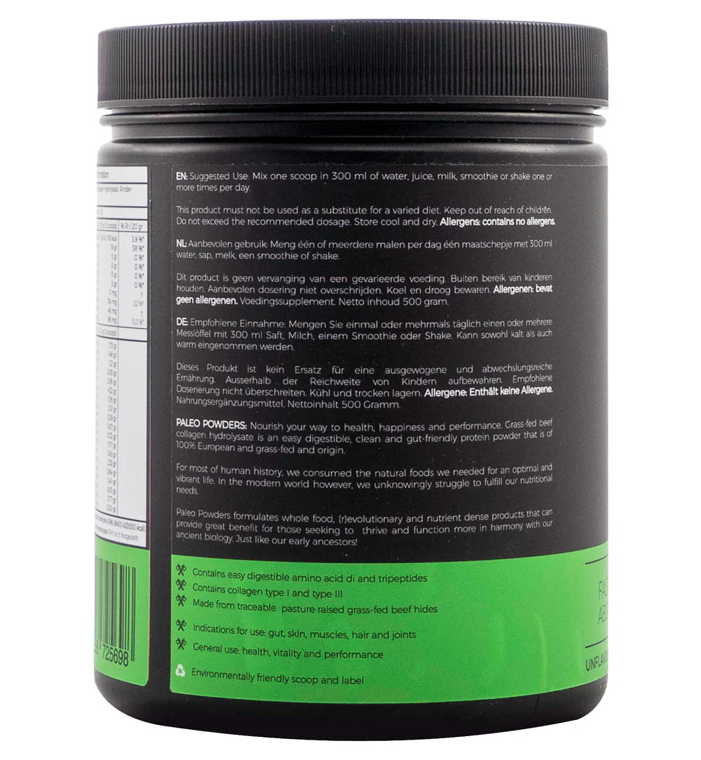 Collageen Hydrolysaat grasgevoerde runderen 500 gram