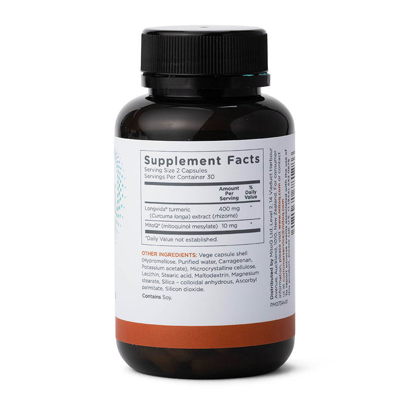 MitoQ® - Longvida® Curcumine - Ergomax