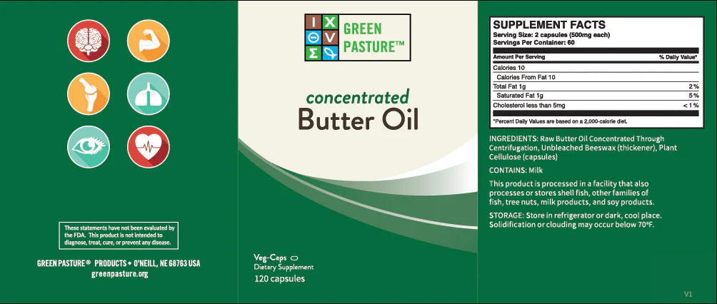Geconcentreerde Boterolie – Capsules