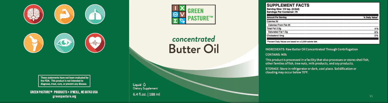 Vloeibare Geconcentreerde Boterolie – Naturel