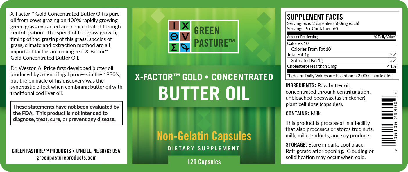 Geconcentreerde Boterolie – Capsules - Ergomax
