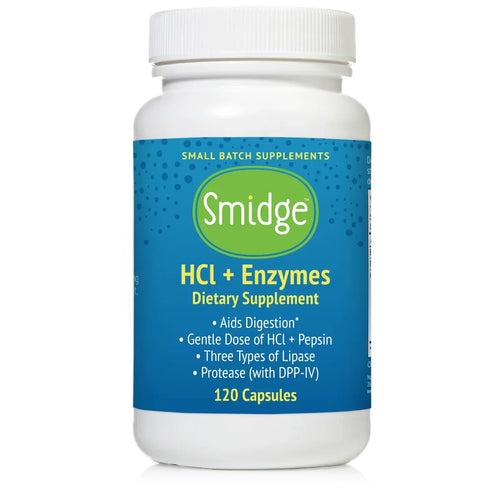 HCl + Enzymen - 120 vegetarische capsules