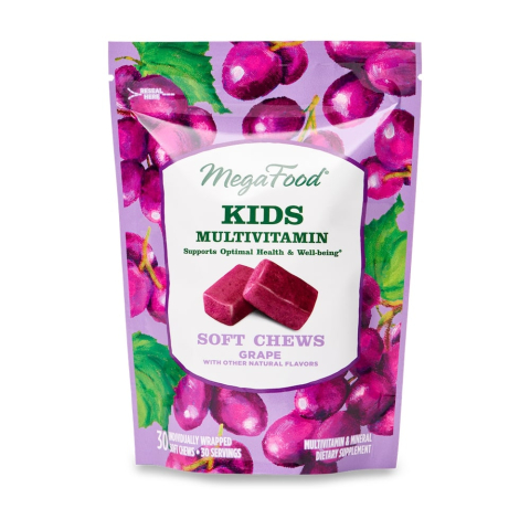 Kids Multivitamine Soft Chew Gummies - Grape