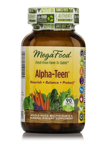 MegaFood - Alpha Teen - Natuurlijke Vitaminen en Mineralen - 90 tabletten