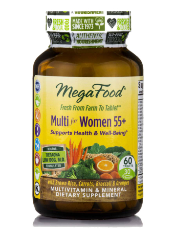 Natuurlijke Multivitaminen voor vrouwen 55+