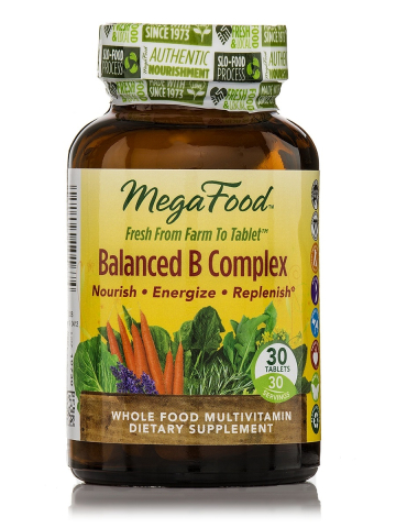 MegaFood - Natuurlijke Vitamine B Complex - 30 tabletten