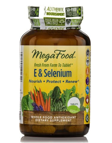 MegaFood - Natuurlijke Vitamine E & Selenium - 30 tabletten