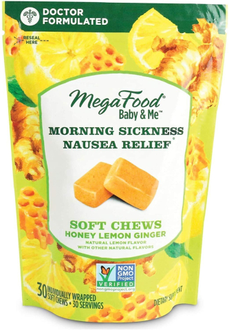 Morning Sickness Nausea Relief* Soft Chews - Honey Ginger