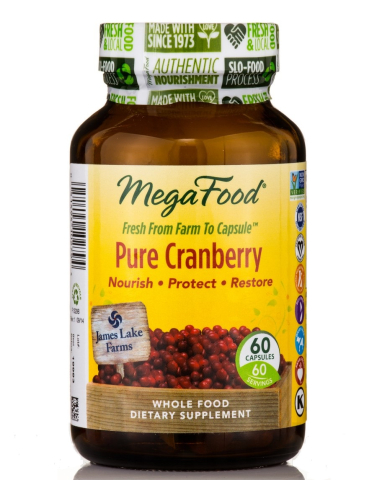 MegaFood - Pure Cranberry - Veenbes - 60 vegetarische capsules